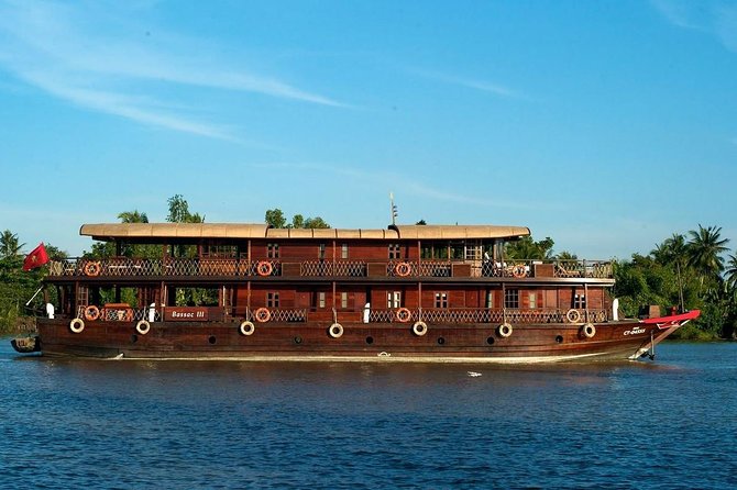 Bassac Mekong Delta Cruise 2Days - 1Night - A wooden 80-foot rice barge cruise, minus the big-boat chaos