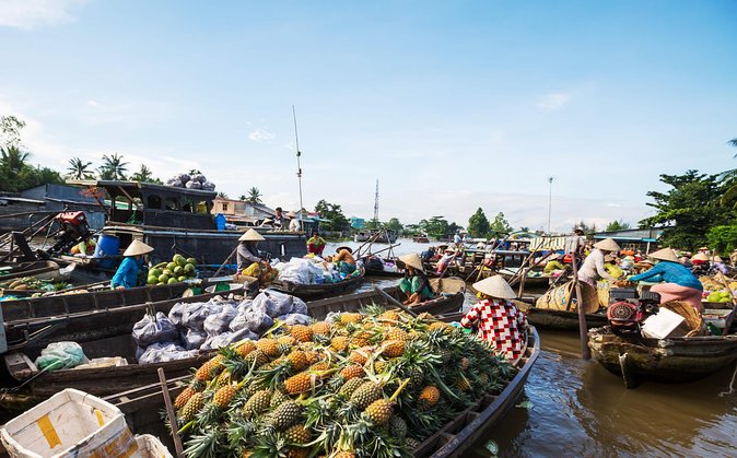 Cai Rang Floating Market & Mekong Delta Private 1-Day Tour - Inside Cai Rang: boats, trading, and a vermicelli how-it’s-made moment