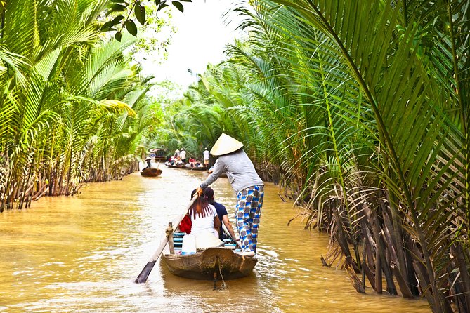 From HCM City: Mekong Delta Tour with Sampan Journey - From District 1 pickup to My Tho: your early start, upgraded by comfort