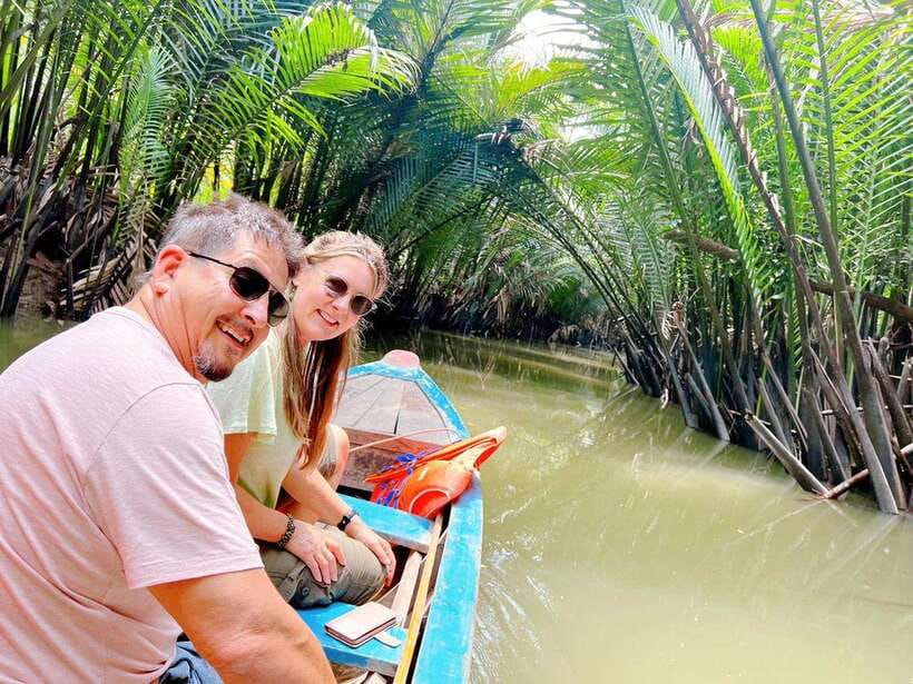 From HCM City: Visit Mekong Delta With Maximum 12 People - The Mekong River boat ride: fishing returns and photo moments