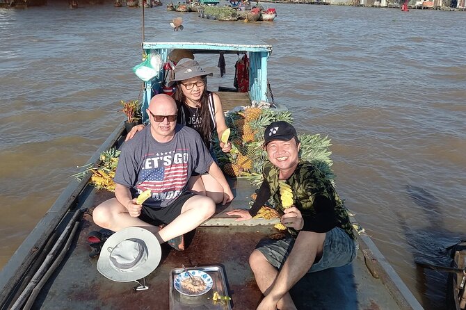 HCM: 2-Day Mekong Delta Floating Market with Cooking & Bike Ride - Coconut Candy, Honey Tea, and Small-Canal Rowboat Moments