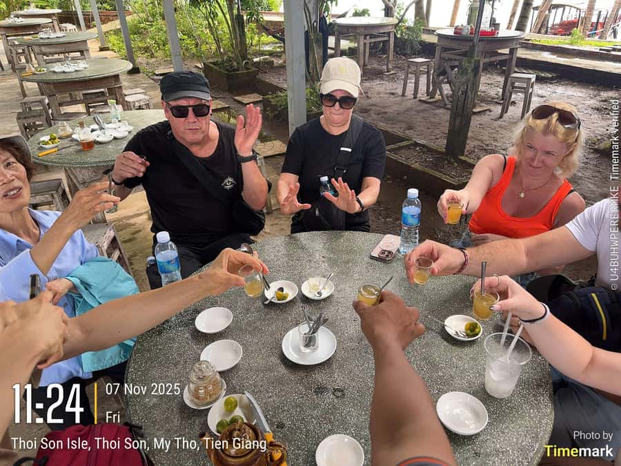 HCM: Authentic Mekong Delta - Boat, TukTuk, Khot Cake Making - Price and What’s Included in the $23 Value