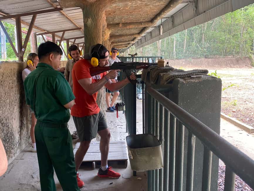 HCM City: Cu Chi Tunnels Morning or Afternoon Tour - The shooting range option: fun add-on, extra cost, and ammo realities