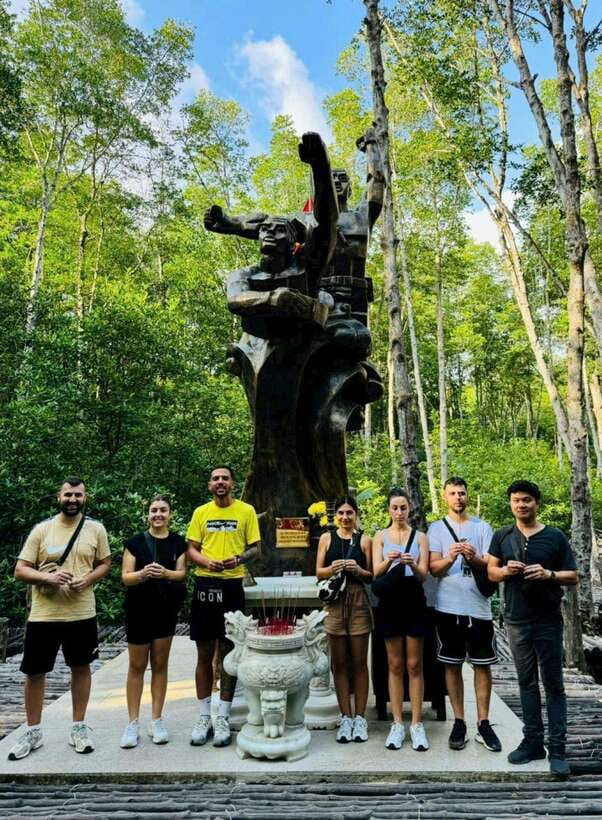 Ho Chi Minh: Can Gio Mangrove and Monkey Island - Heading into the jungle for the Sac guerrilla camp