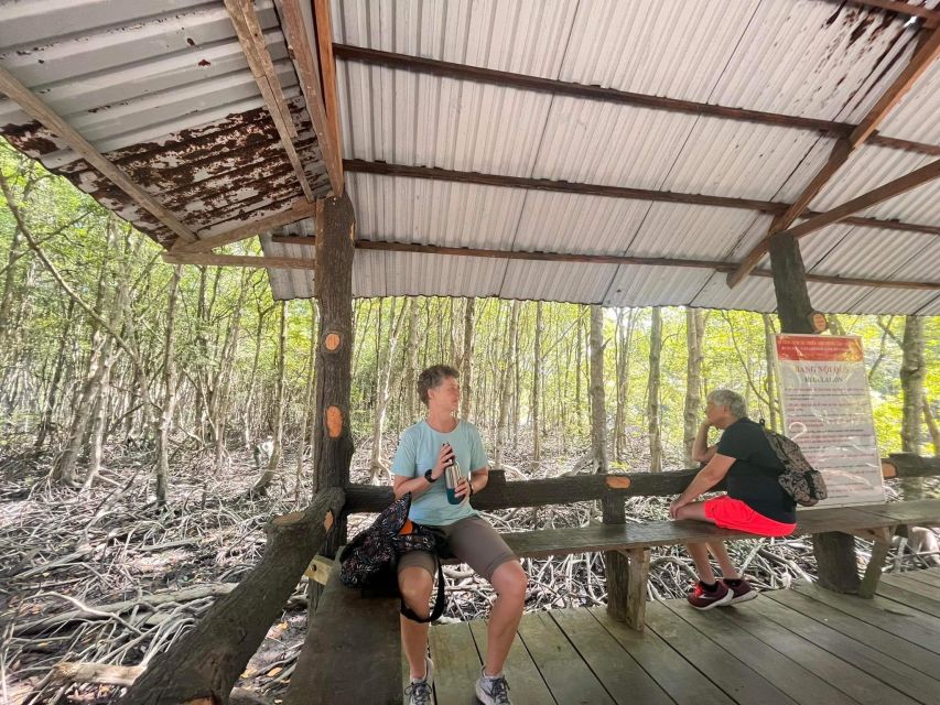 Ho Chi Minh City: Can Gio - Monkey island by Motorbike - Leaving Ho Chi Minh City on a mangrove-lined motorbike road