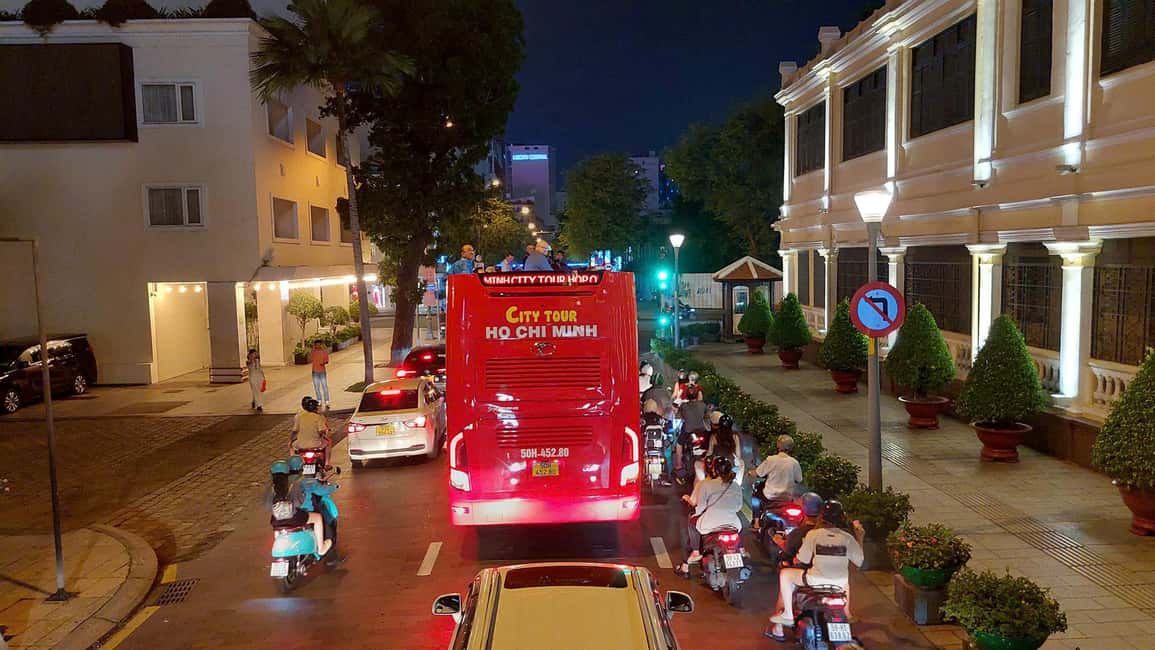 Ho Chi Minh City: Late-Night Open-Top Bus Tour - Comfort checklist: how to enjoy it more on an open-top bus
