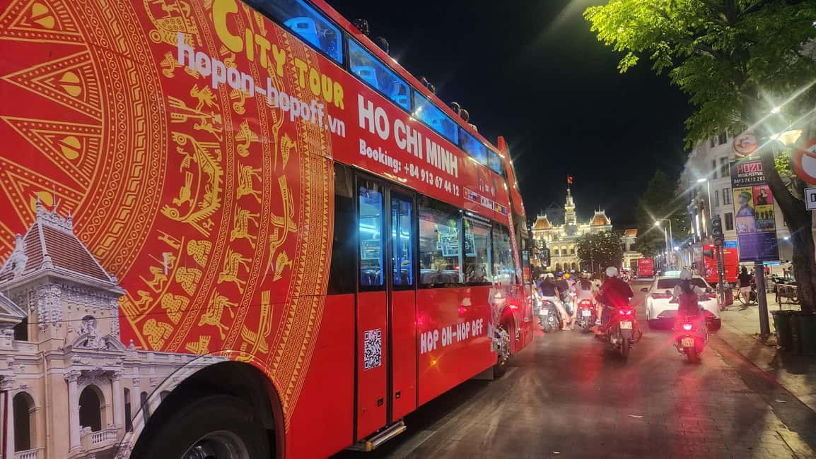 Ho Chi Minh City: Late-Night Open-Top Bus Tour - Audio and explanations: what you should expect (and what you shouldn’t)