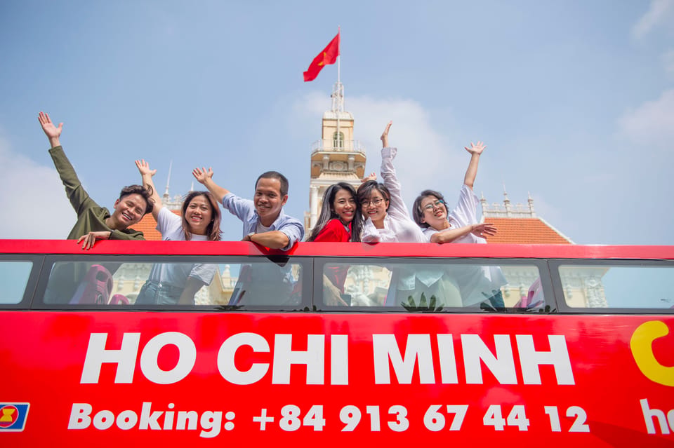 Ho Chi Minh City: Panoramic City Bus Tour - What you’ll get onboard: water, Wi‑Fi, map, and rainy-day protection