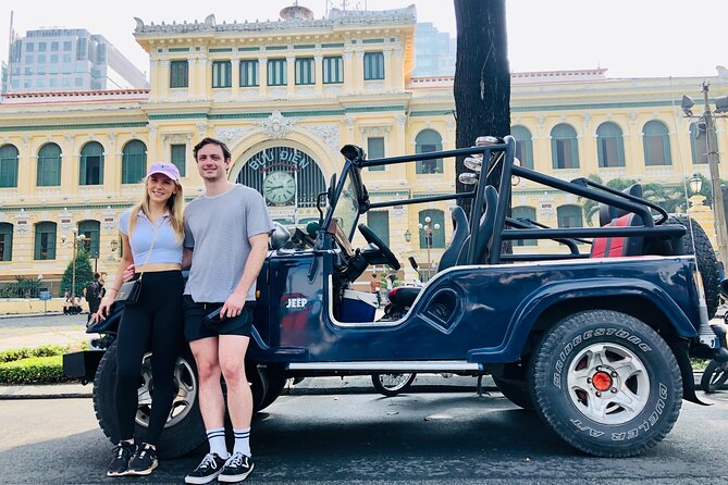 Ho Chi Minh City Private Half-Day Tour by U.S Army Jeep - Central Post Office and Notre Dame Cathedral: French design in the middle of Vietnam