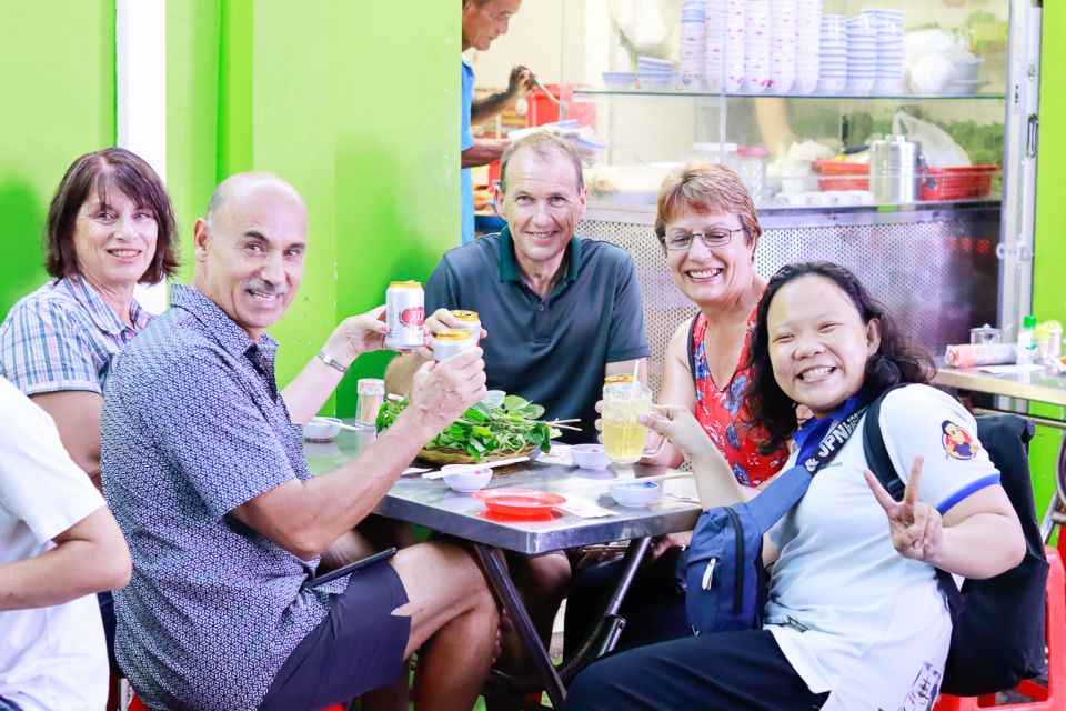 Ho Chi Minh City: Private Street Food Evening Walking Tour - Leaf-wrapped beef and thick noodle comfort