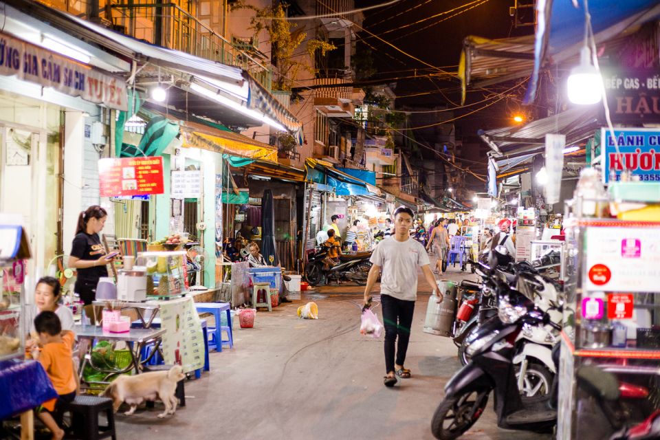 Ho Chi Minh City: Private Street Food Evening Walking Tour - Pickup from your district: fast start, fewer hassles