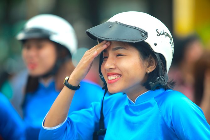 Ho Chi Minh City Tour by Motorbike with Female Riders | KissTour - Ba Thien Hau Temple: Chinatown Incense, Courtyards, and Old Traditions