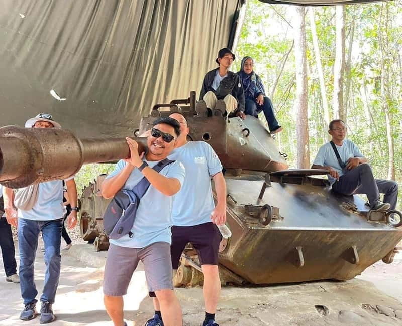Ho Chi Minh: Cu Chi Tunnels and AK-47 Shooting- MAX 11people - Crawling the Cu Chi Tunnels: the real wow factor comes with discomfort