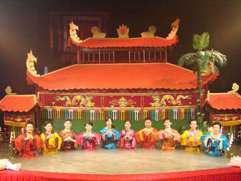 Ho Chi Minh: Vietnamese Water Puppet Show Ticket - The live Vietnamese orchestra and singing that drive the show