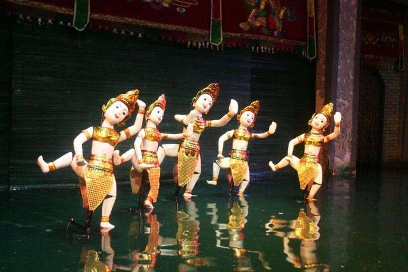 Ho Chi Minh: Vietnamese Water Puppet Show Ticket - What happens once you’re inside the theater pool stage