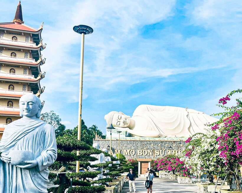 Mekong Delta 'Lesser-Known' My Tho & Ben Tre 1-Day Tour - Vinh Trang Pagoda: a calmer start with a 100-year-old wow factor