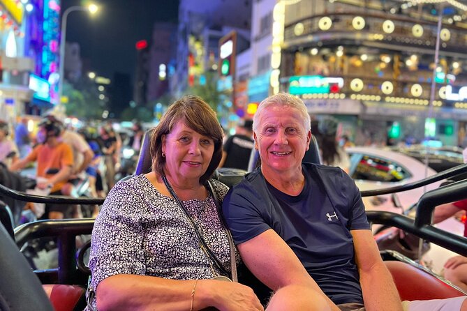 Private Jeep City Tour Saigon by Night and Skybar Drink - Dong Khoi and Nguyen Hue Walking Street: where the lights meet real life