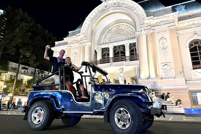 Private Jeep City Tour Saigon by Night and Skybar Drink - AIR Saigon skybar: views with an included drink