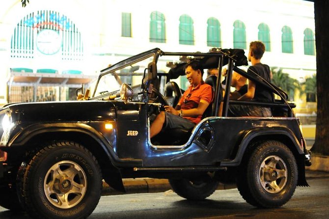 Private Jeep City Tour Saigon by Night and Skybar Drink - Bui Vien and nightlife streets: seeing it without getting stuck in it