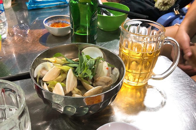 Saigon By Night and Street Food By Motorbike | Opt: Ao Dai Riders - The First Meal: Getting Oriented with Bún thịt nướng Style Food