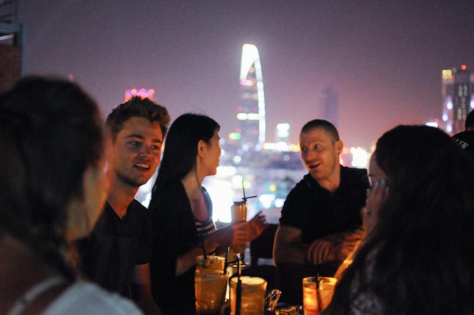 Saigon by Night: Private City Tour by Jeep and Skybar Drink - Rooftop bar drink and city views: the perfect way to end