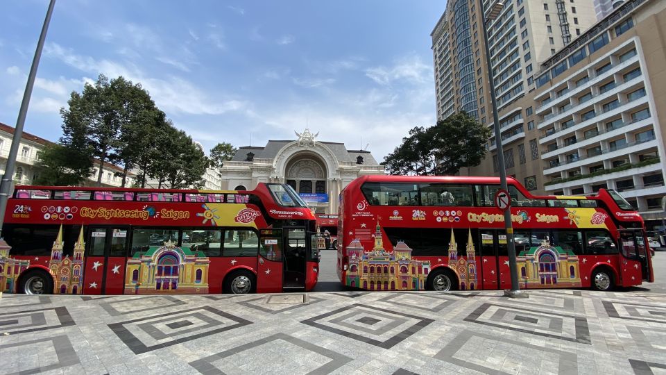 Saigon: City Sightseeing Hop-On Hop-Off Bus Tour - Blue Route: markets, pagodas, and the Ha Noi-to-Scotland problem (aka which side?)