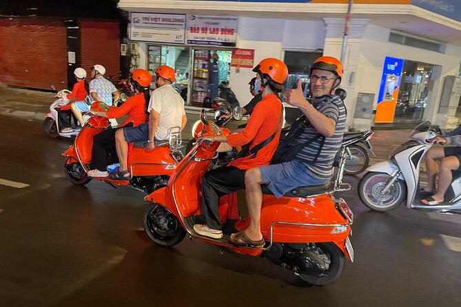 Saigon Vespa By Night Street Food With Female Riders Ao Dai - Coffee Shop and Music Bar: Saigon Nightlife Beyond Food