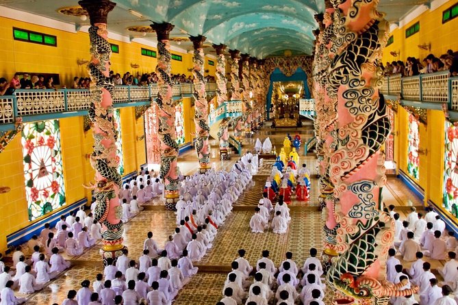 Small-Group 1-day: Cao Dai Temple & Ba Den Mountain - One-Day Triangle: Ba Den Mountain, Cu Chi Tunnels, and Cao Dai Temple