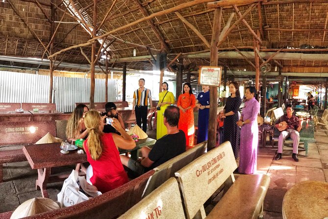 VIP Tour Cuchi Tunnels & Mekong Delta Cruise Full Day Group 12pax - Folk music on a Mekong islet: culture with a calmer pace